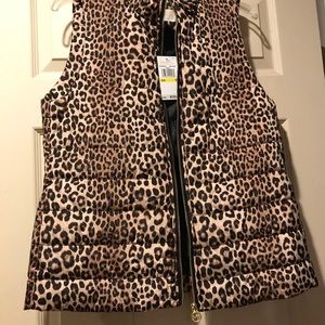 NWT MK Cheetah Print Vest